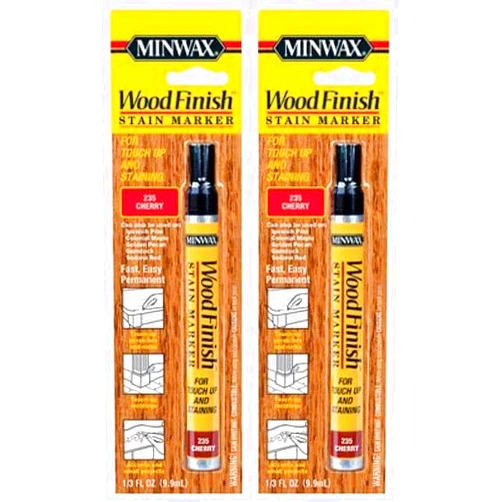 Minwax 63486000 Wood Finish Stain Marker, Cherry 2 Pack