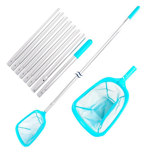 U.S. Pool Supply 11.5 Foot Swimming Pool Leaf Skimmer Net with Telescopic Aluminum Pole, 8 Sections - 6