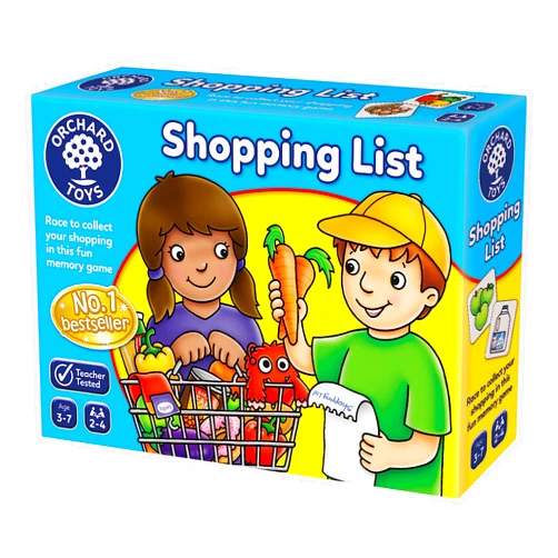 Orchard Toys Shopping List - Educational Memory Game - Age 3-7 - Perfect For Home Learning