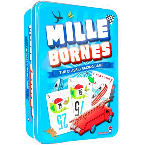 Zygomatic Mille Bornes Classic Racing Card Game - Fast-Paced Family Strategy Game for Ages 7+, 2-6 Players, 20 Minute Playtime - By Zygomatic