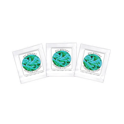 Natural Probiotic Selection Yogurt Starter Cultures - Pack of 3 Freeze-dried Culture Sachets for Bifido Yogurt