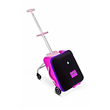 Micro Kickboard - Luggage Eazy - Foldable and Ride-able Swiss-Designed Luggage Case Carry-on for Kids, Ages 18 Months and Up (Violet)