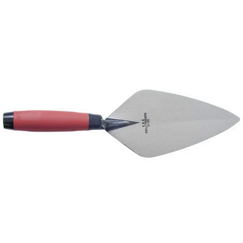 MARSHALLTOWN Brick Trowels, London Style, 10-1/2 x 4-3/4 Inch, DuraSoft Handle, Brickwork, Blockwork, Stonework, Masonry, Made in USA, 3310.5FG