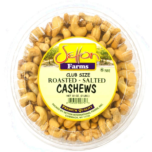 Setton Farms Cashews Roasted Salted | Non-GMO | Premium Quality | Bulk Value Size 32 Oz. (2 Lb.)