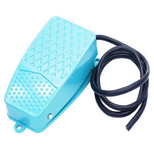 Twidec/250V 10A Momentary Nonslip Foot Pedal Switch SPDT NO NC Handsfree Aluminum Foot Switch with 1M Cable TFS-2
