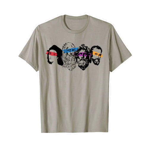 Ninja Artists Shirts Renaissance Ninja Artist Drawing T-Shirt