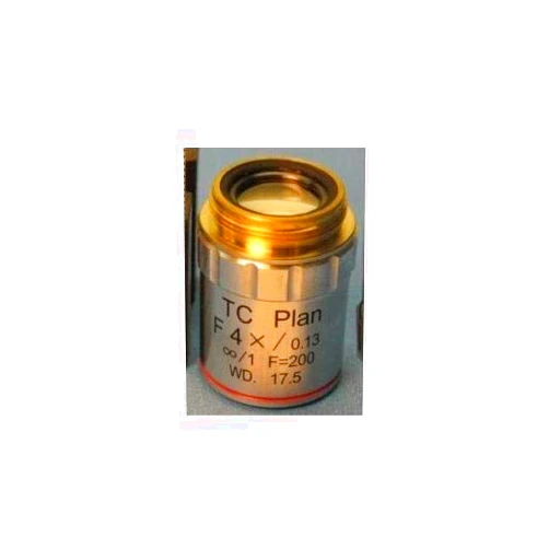 MEIJI TECHNO AMERICA MA849 Fluorescence Objective, Infinity/1.0, 4X, for Inverted Microscope