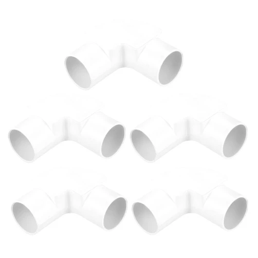 MECCANIXITY PVC Conduit Coupler Elbow Fittings 25mm Inspection for Hose Electrical Conduit with Access Cover Pack of 5
