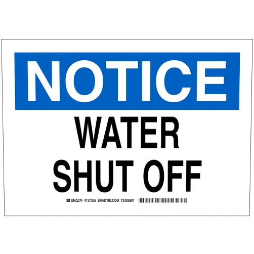 Brady 127357 Fire Safety Sign, Legend 
