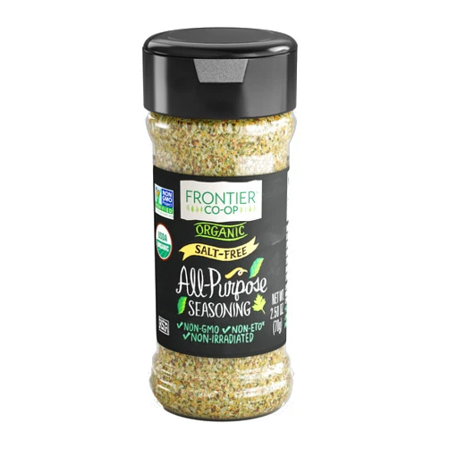 Frontier Co-op Frontier Salt Free Organic Seasoning, All Purpose, 2.5 Ounce