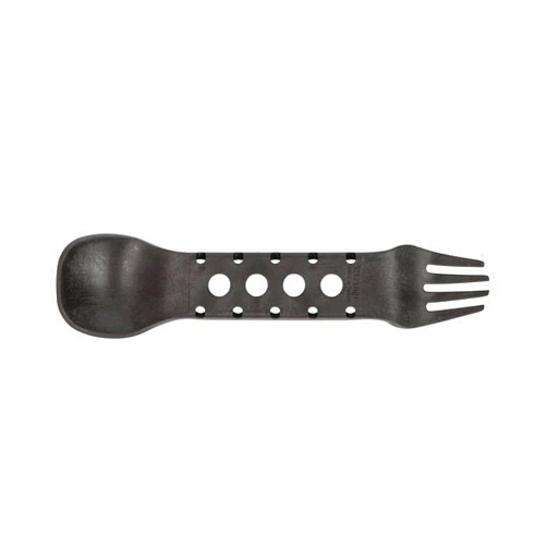 Trangia T-Spoon Fork Combo Made from Recycled Nylon, white / black / red, One Size