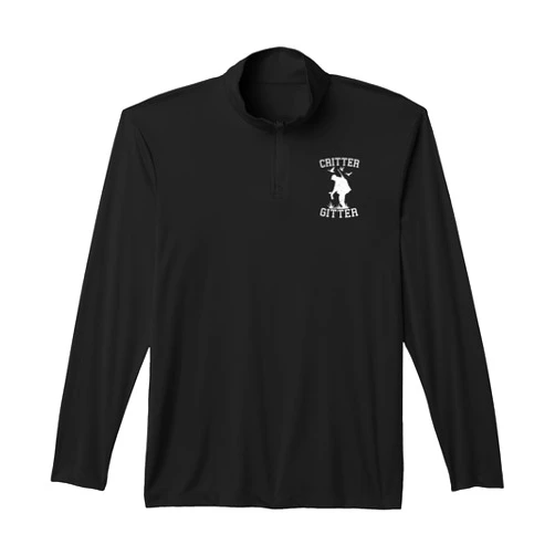 Squirrel Hunter SteMi Apparel Critter Gitter Squirrel Hunting Animal Hunter Hunt Performance Quarter-Zip Top