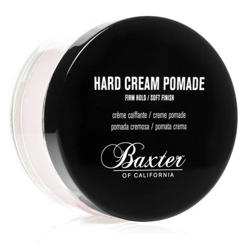 Baxter of California Hard Cream Pomade for Men | Natural Finish | Firm Hold | Hair Pomade