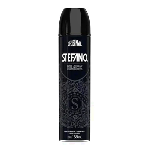 Efast Stefano Black Desodorante / Deodorant Spray by Lournay 4.3 Oz (125 grs) by Stefano