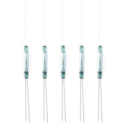 AllGIFT 5pcs Magnetic Induction Switch Electromagnetic 4W 3 Pin Reed Switch Durable Glass Seal for Arduino