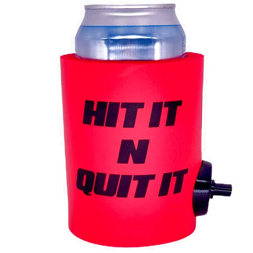 Coolie Junction Party Starter Hit It N Quit It Shotgun Can Coolie (1, Red)