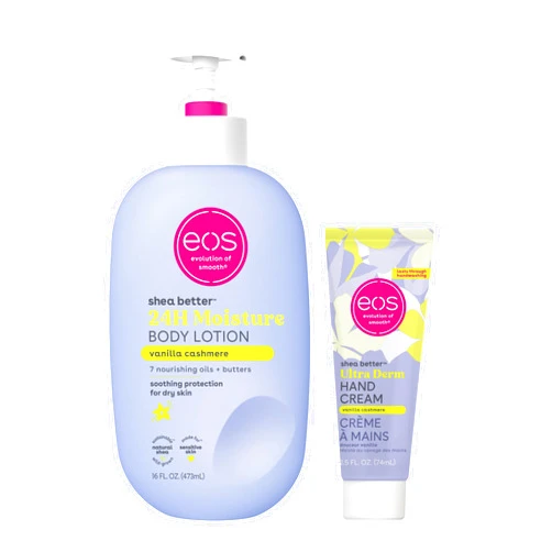 Eos Bundle of eos Shea Better Vanilla Cashmere- Body Lotion + Hand Cream