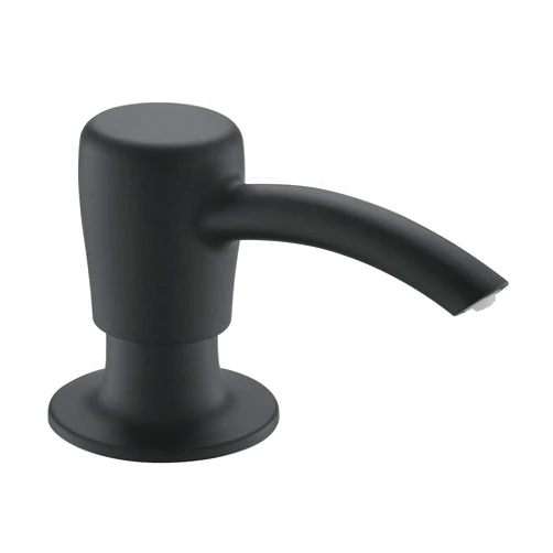 Kablle Built in Sink Soap Dispenser, Kitchen Sink Soap Dispenser, Hand Soap Dispenser Pump,Stainless Steel Liquid Soap Dispenser, Matte Black B27