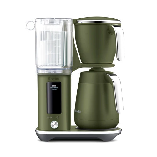 Breville Luxe Drip Coffee Machine BDC465OLT, Olive Tapenade, Thermal Carafe