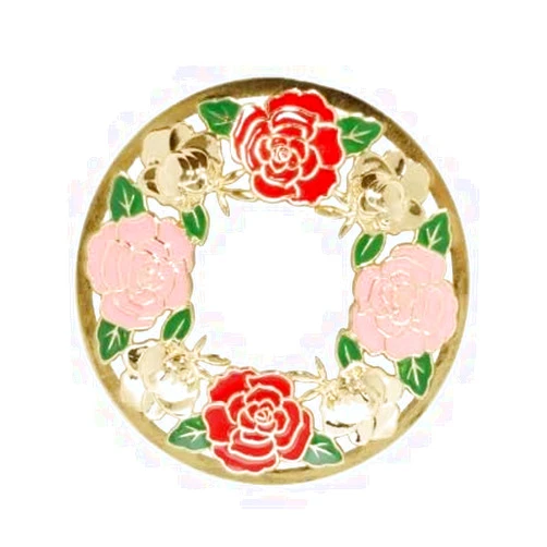 Yankee Candle Floral Metal Illuma-Lid Jar Candle Topper