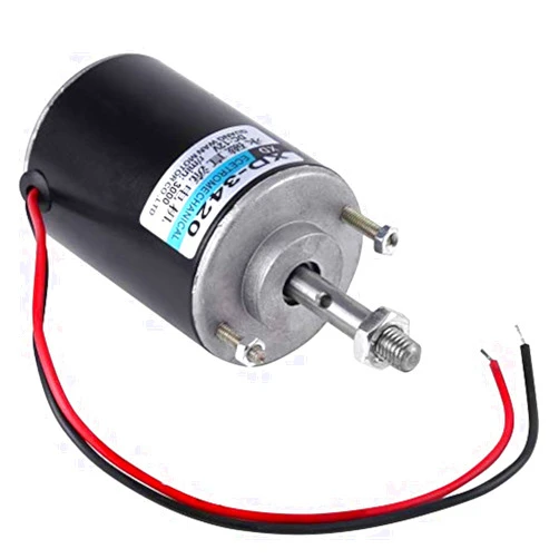 Fafeicy High Torsion Permanent Magnet DC Motor, 12/24V 30W High Speed CW/CCW DC Motor for DIY Generator(12V, 3500RPM)
