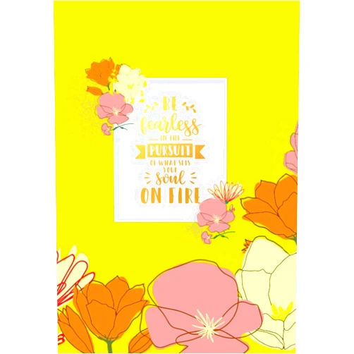 By Abrielle Laurent (Author) Be Fearless Floral Journal: Spring Lined Journal, Bright Color Journal ,Bold Colors, Floral Diary, Notes , Floral Notebook, Inspirational Quote Cover, ... Pages, Mothers Day Journal, Student Notebook