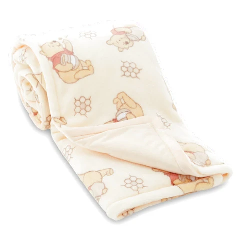 Disney Mickey Mouse, Minnie Mouse, Winnie The Pooh, Lilo and Stitch 2-Ply Infant Blanket - Soft Fleece with Polyfill - Cozy and Warm Baby Blanket for Baby Boys and Girls, 30x40 Inches