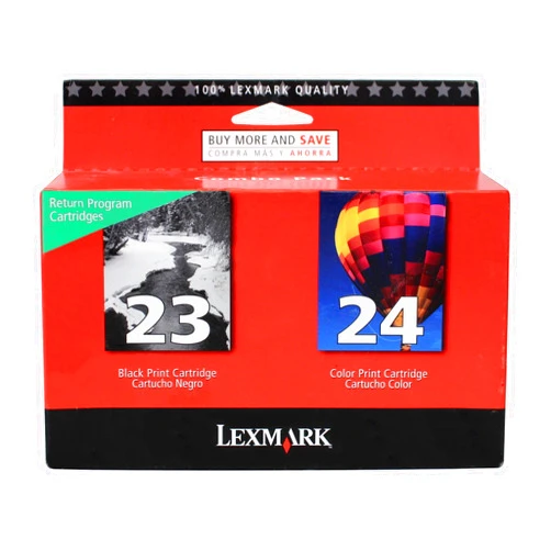 Lexmark (#23/#24 18C1571 Black and Color Ink Cartridge Combo Pack