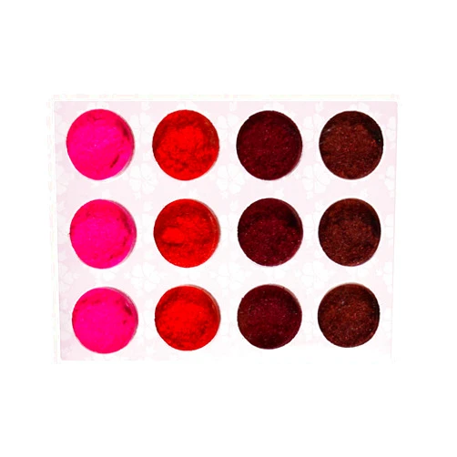 Generic 12 Colors/Set Velvet Flocking Powder for Velvet Manicure Nail Art Polish Tips Decoration Nail DIY Pigment Powder Flocking Decorations Supplies (K)