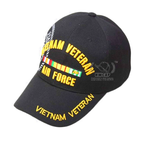 OYSTERBOY Air Force Vietnam Veteran War Embroidered Adjustable Alphabet Baseball Caps