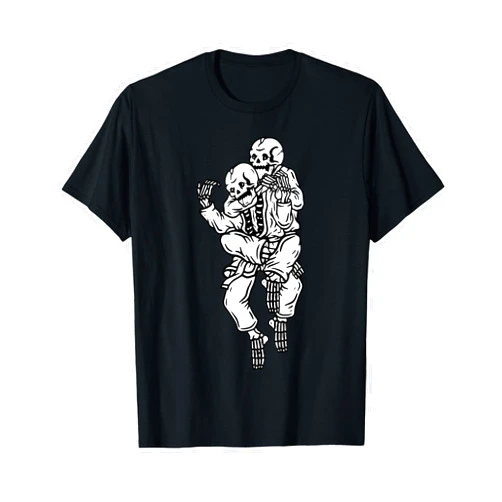 Jiu jitsu Skeleton Rear Naked Choke Brazilian Jiu Jitsu T-Shirt