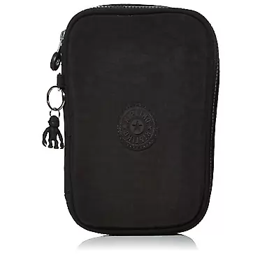 Kipling Women’s 100 Pens Printed Case, Accessories, Art Supplies, Makeup, Polyester Travel Organizer, Black Noir, 6