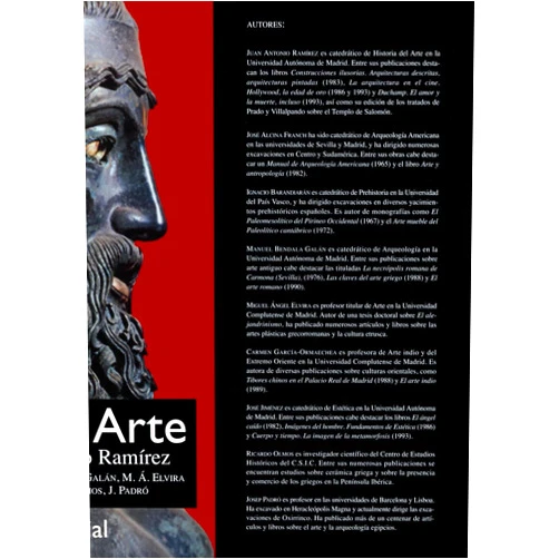 José Alcina Franch,Ignacio Barandiarán,Manuel Bendala Galán,Josep Padró Parcerisa,José Antonio Ramírez Lozano Historia del arte. 1. El Mundo Antiguo (Spanish Edition)