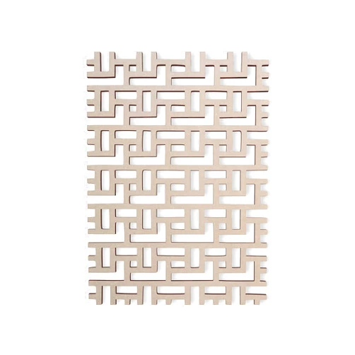 Jess and Jessica Wood Aztec Design Lattice Panel - Mandala Wall Art for Home Decor, Wall Panels, Overlays, Trellis, Privacy Screens & Yard Decor