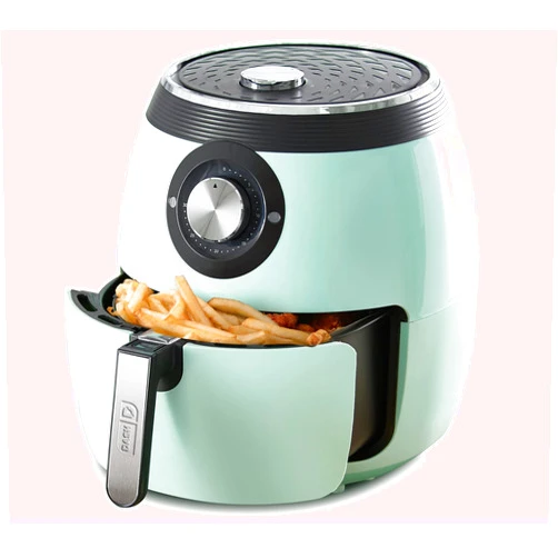 DASH Deluxe Electric Air Fryer + Oven Cooker with Temperature Control, Non-stick Fry Basket, Recipe Guide + Auto Shut Off Feature, 1700-Watt, 6 Quart - Aqua