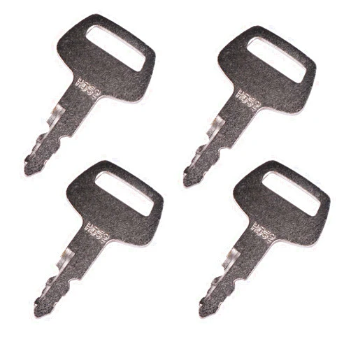 HVACSTAR Friday Part Ignition Key HD62 41307-00007 Compatible with Bobcat Hitachi Hyundai Nogano Sunward Thomas Excavators (4)
