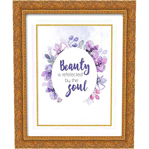 ArtDirect Vidal, Alicia 15x17 Gold Ornate Framed and Double Matted Museum Art Print Titled BeautySoul