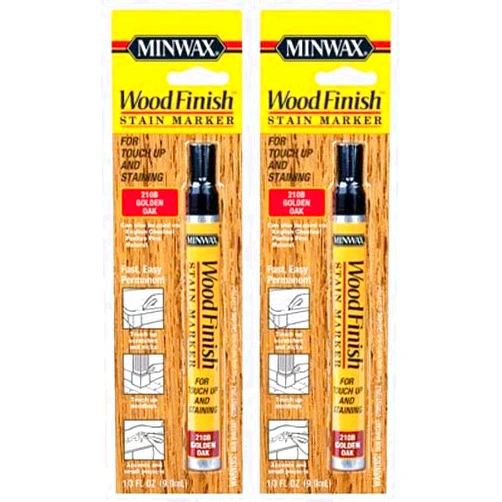 Minwax 63481000 Wood Finish Stain Marker, Golden Oak 2 Pack