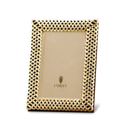 L'Objet Braid Frame (Gold, 5x7)