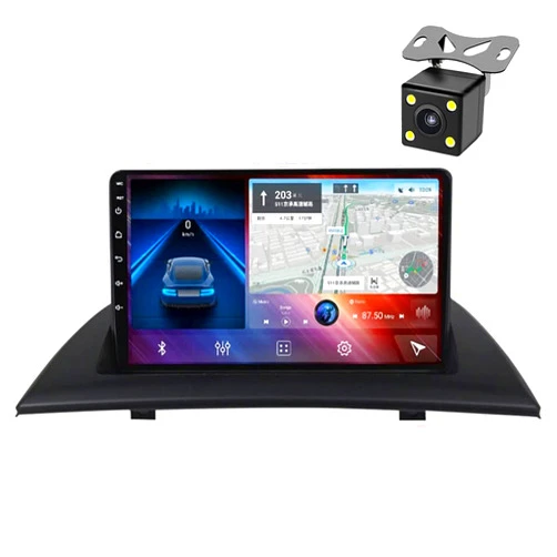 BUOZCHY Android 10 Car Stereo Navigator for BMW X3 E83 2004-2012, GPS Navigation All-in-one Machine, 9Inch Touch Screen Carplay FM/RDS AUX WiFi USB Bluetooth Mirror Link SWC Voice Control