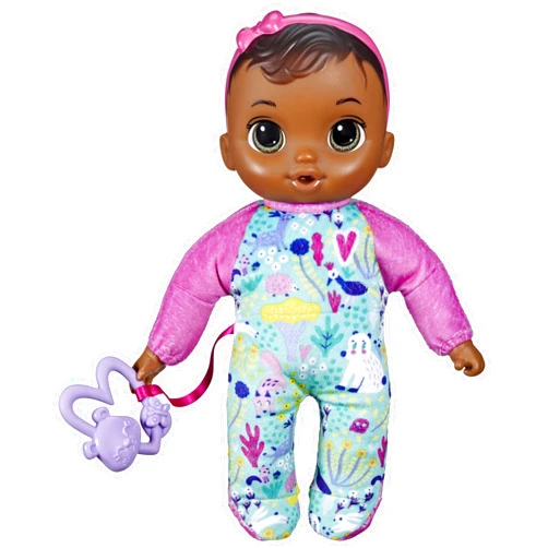 Baby Alive Soft ‘n Cute Doll, Brown Hair, 11-Inch First Baby Dolls, Washable Soft Toys for Toddlers, Easter Gifts for Kids, 18 Months+