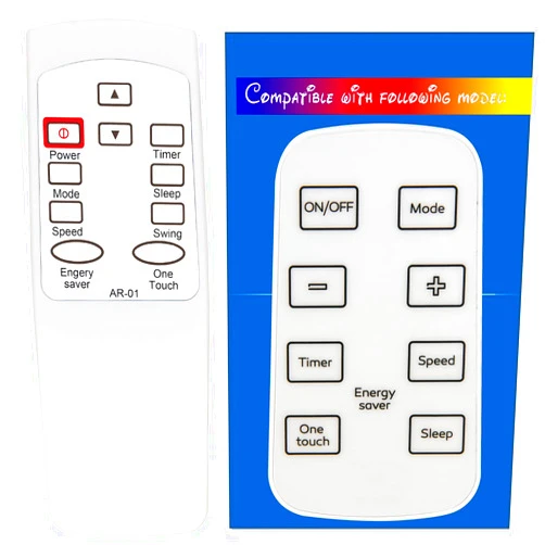 YAOHUIMI Replacement Remote Control RG15B1/E for Arctic King AC Air Conditioner Remote Control WWK05CR01N WWK05CR91N WWK06CR01N WWK06CR91N WWK08CR91N WWK08CW01N WWK10CR91N WWK12CR91N WWK18CR92N WWK25CR92N