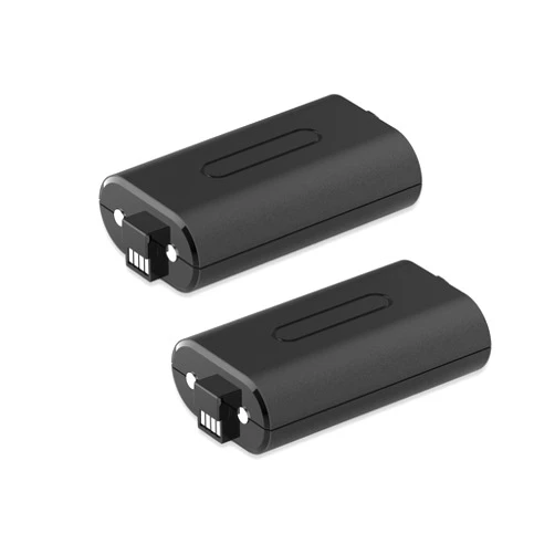 Dowchowsure Rechargeable Xbox One Controller Battery Pack with 2x1400mAH Xbox One Batteries for Xbox Series X|S, Xbox One S/One X/Elite Controllers- Xbox One Play and Charge Kit White (Black)