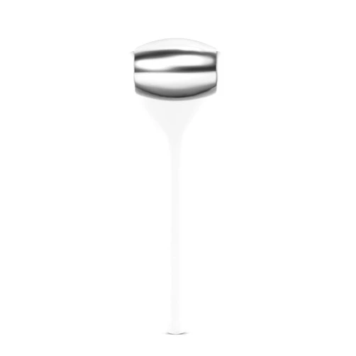 MAANGE Mini Eye & Face Rollers for Eye Massager, Stainless Steel Eye Ice Roller for Relief Puffiness Migraine Skincare Facial Roller (White)