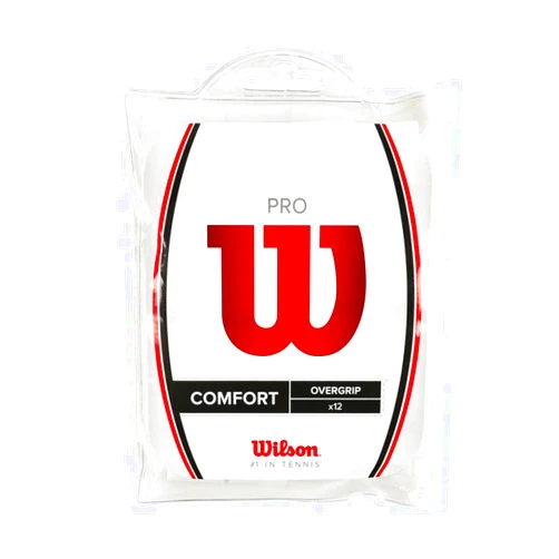 Wilson Pro Overgrip-Comfort 12 Pack, White