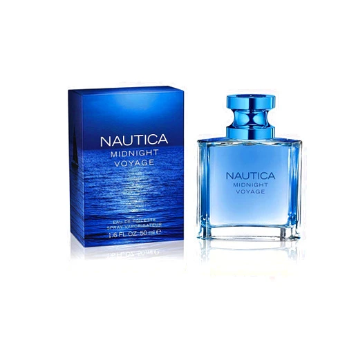 Nautica Midnight Voyage Eau de Toilette 1.6 fl oz (Pack of 1), Notes of Pink Pepper, Amber, and Mint, Men's Fragrance, Long Lasting, Everyday Fragrance, Travel Size
