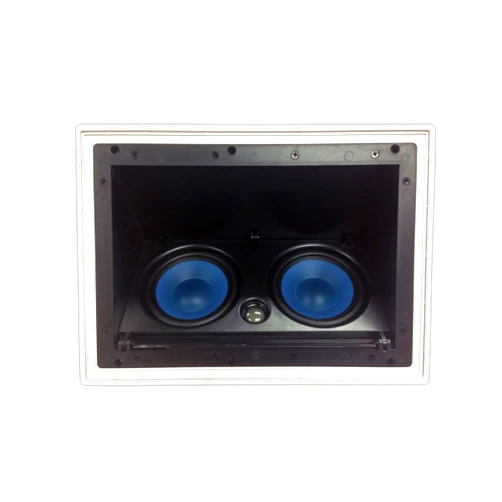 Silver Ticket Products 5252AC Silver Ticket in-Ceiling Speaker with Pivoting Full Speaker Adjustable Angle Woofers and Tweeter (Dual 5.25 Inch in-ceiling Center Channel) CEILING ONLY
