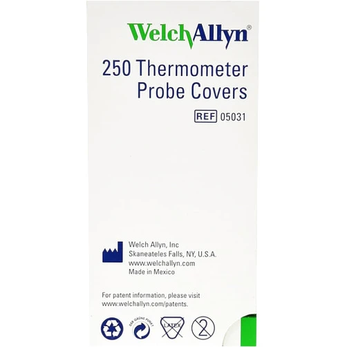 Welch Allyn Probe Covers for SureTemp Plus 690 and 692, 250/BOX