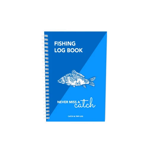 Generic Fishing Log - Medium Size (21 x 14.8 cm/ 8.3 x 5.5 inches) - 104 pages covering 52 Fishing Trips - An Essential for all Anglers