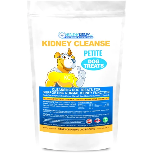 Kidney Restore Petite Size Beef Flavor Kidney Cleanse Dog Treats 20 Oz - Kidney Support Formula for Toxin Elimination - Low Protein & Phosphorus Diet Snacks - Ideal for Kidney Wellness